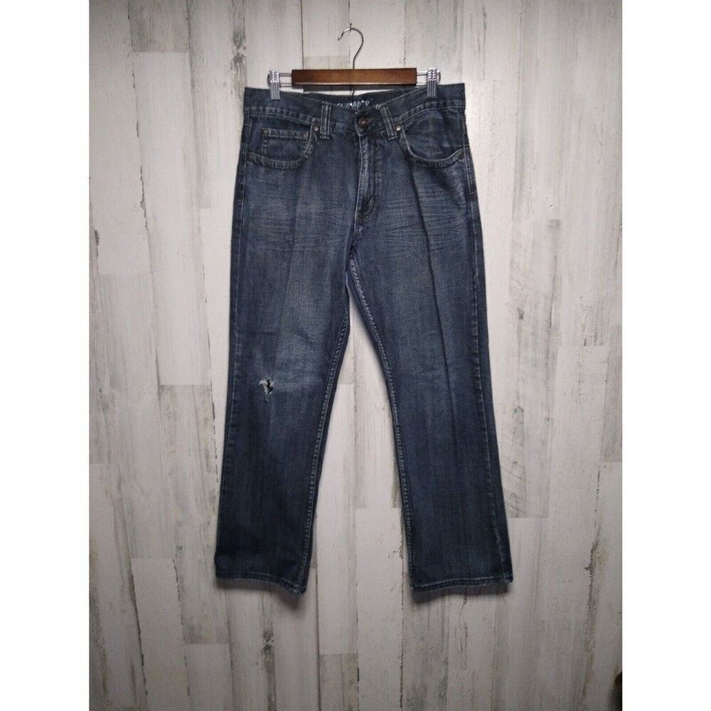 Flypaper Distressed Bootcut Jeans Mens Size 30x30 100% Cotton